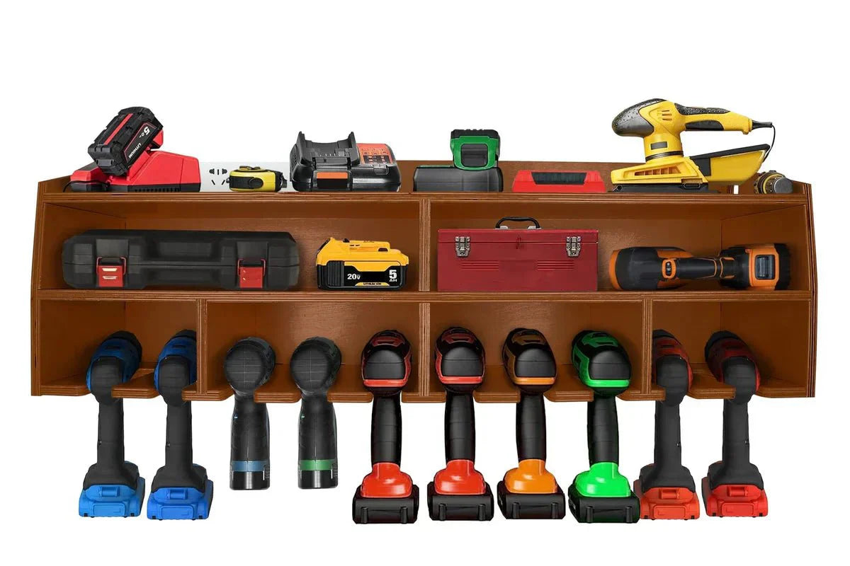 Pro-Lift Cordless Drill Organizer | Wall-Mount Power Tool Storage - Pro-Lift