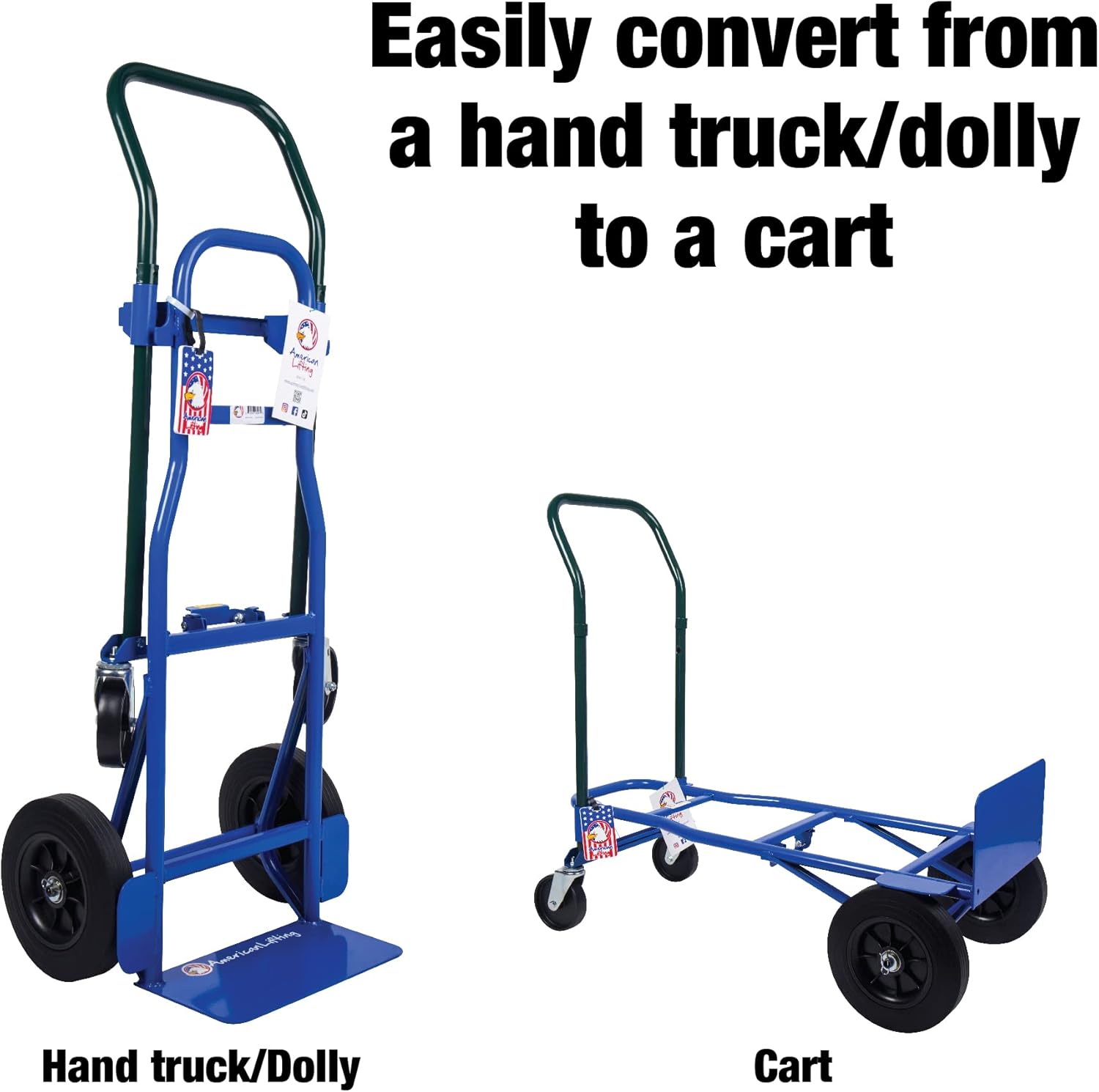 800 lbs Quick Latch Hand Truck - Pro - Lift