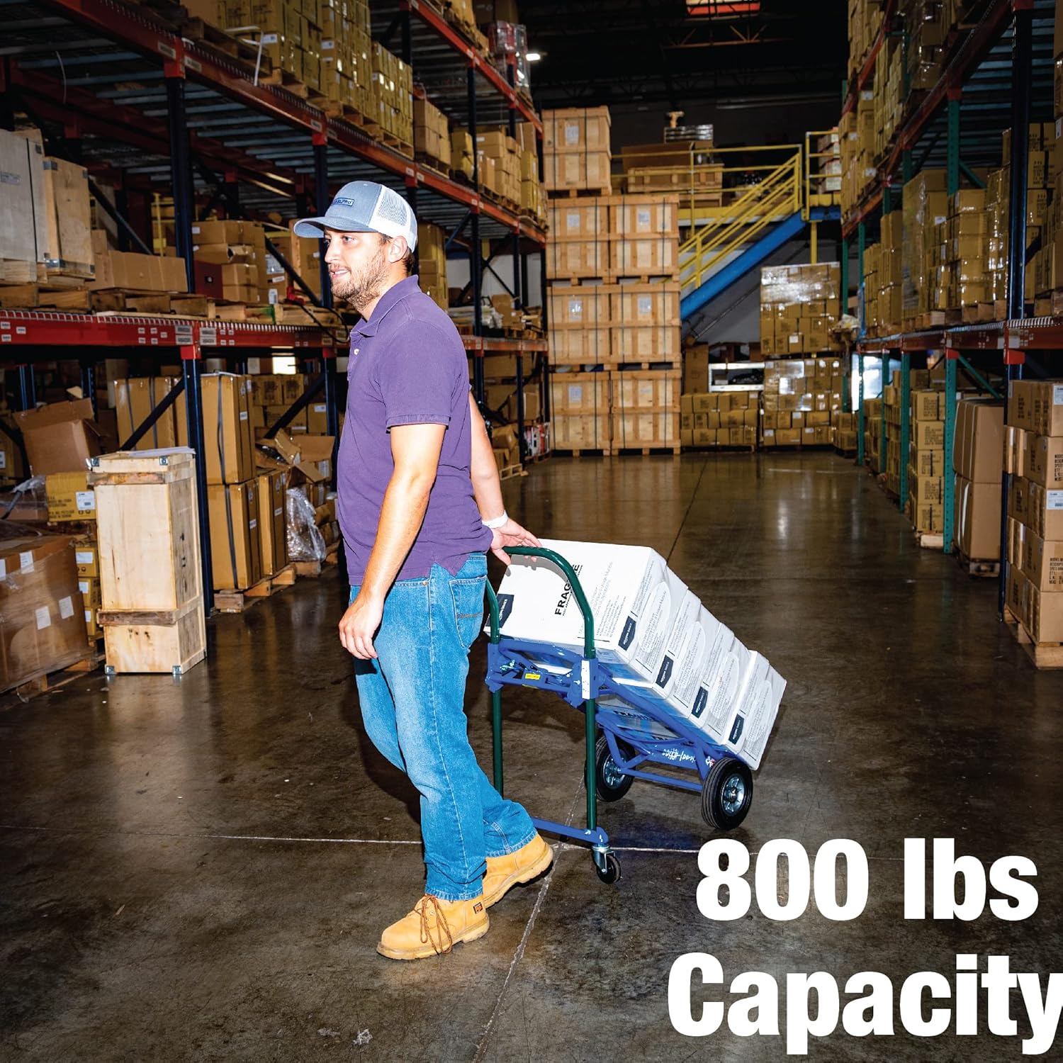 800 lbs Quick Latch Hand Truck - Pro - Lift