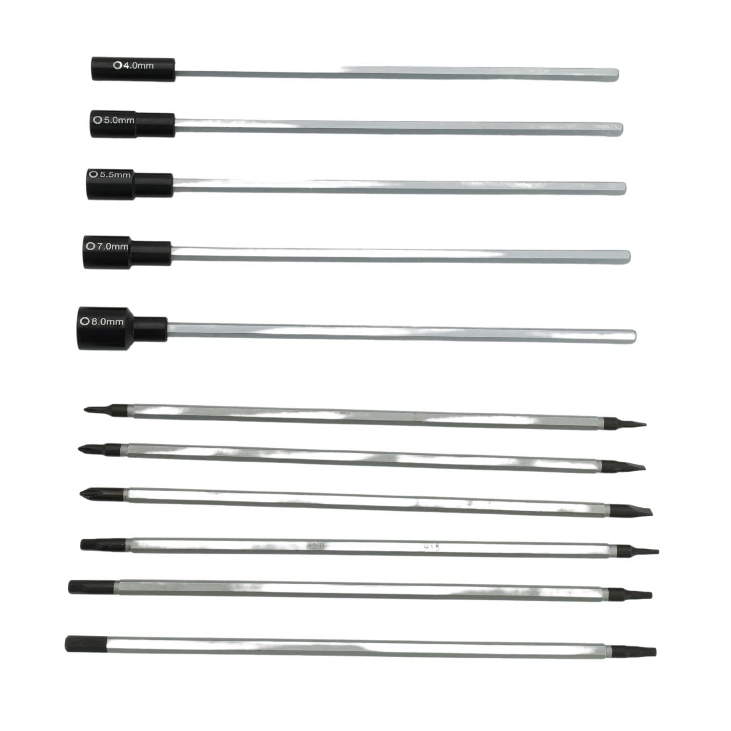 Pro - Lift Nut Driver Set - 19 in 1 Precision Handle with Gearless Ratchet - Bits and Nut Drivers Packed in Storage Case - Made in Taiwan - Pro - Lift