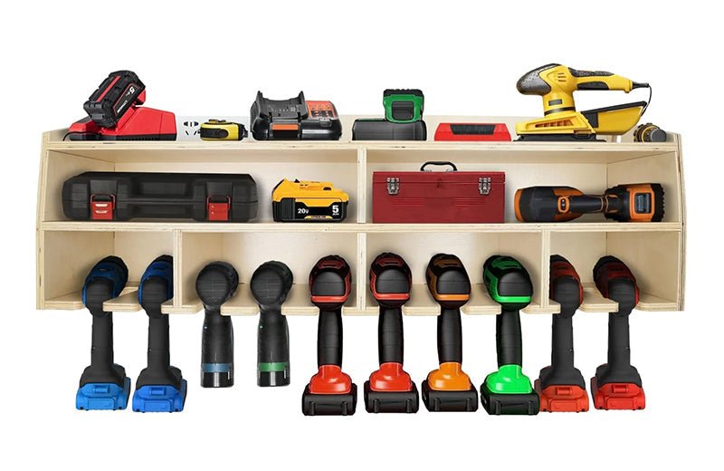 Pro-Lift Cordless Drill Organizer | Wall-Mount Power Tool Storage - Pro-Lift