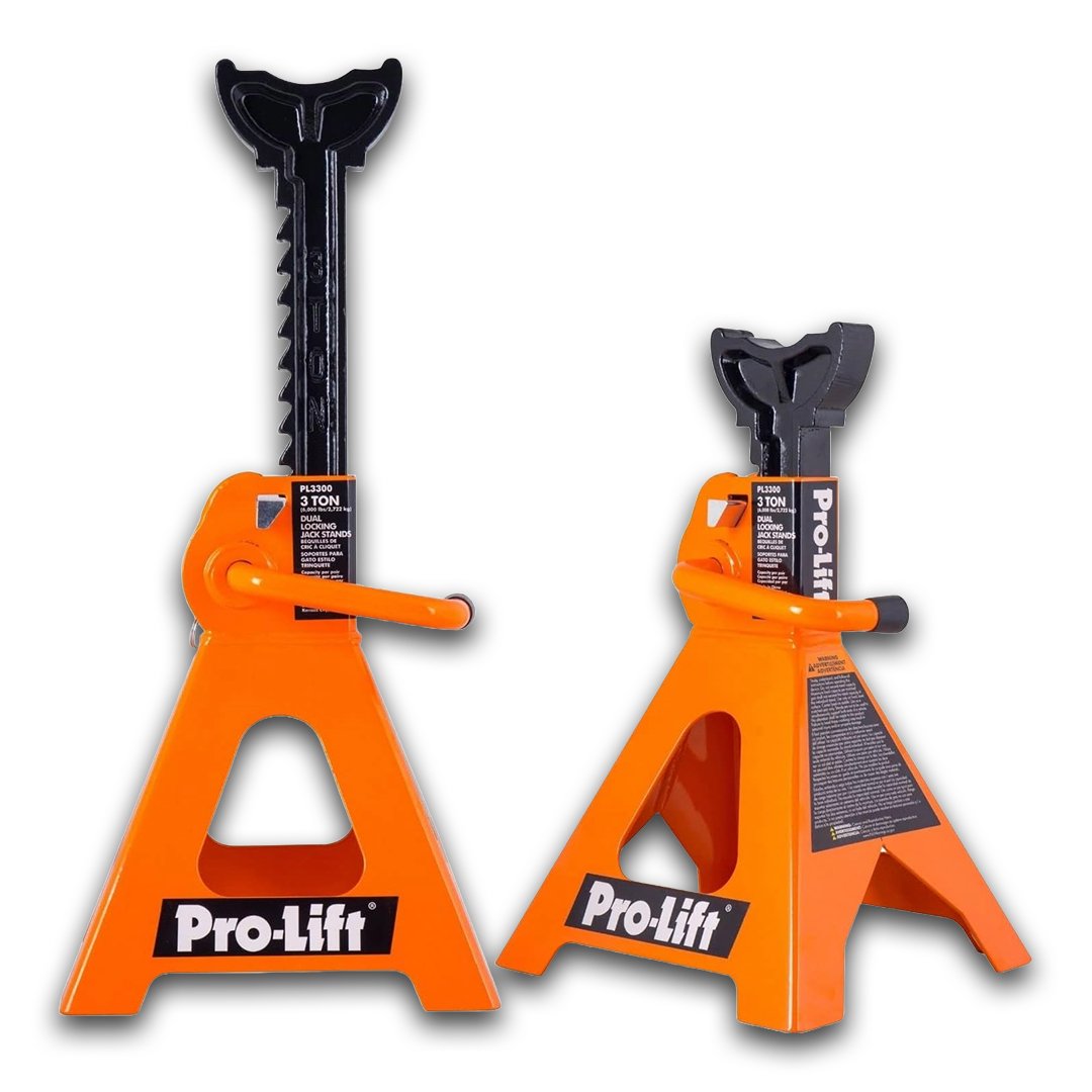 3 Ton Double Pin Jack Stands - Pro - Lift