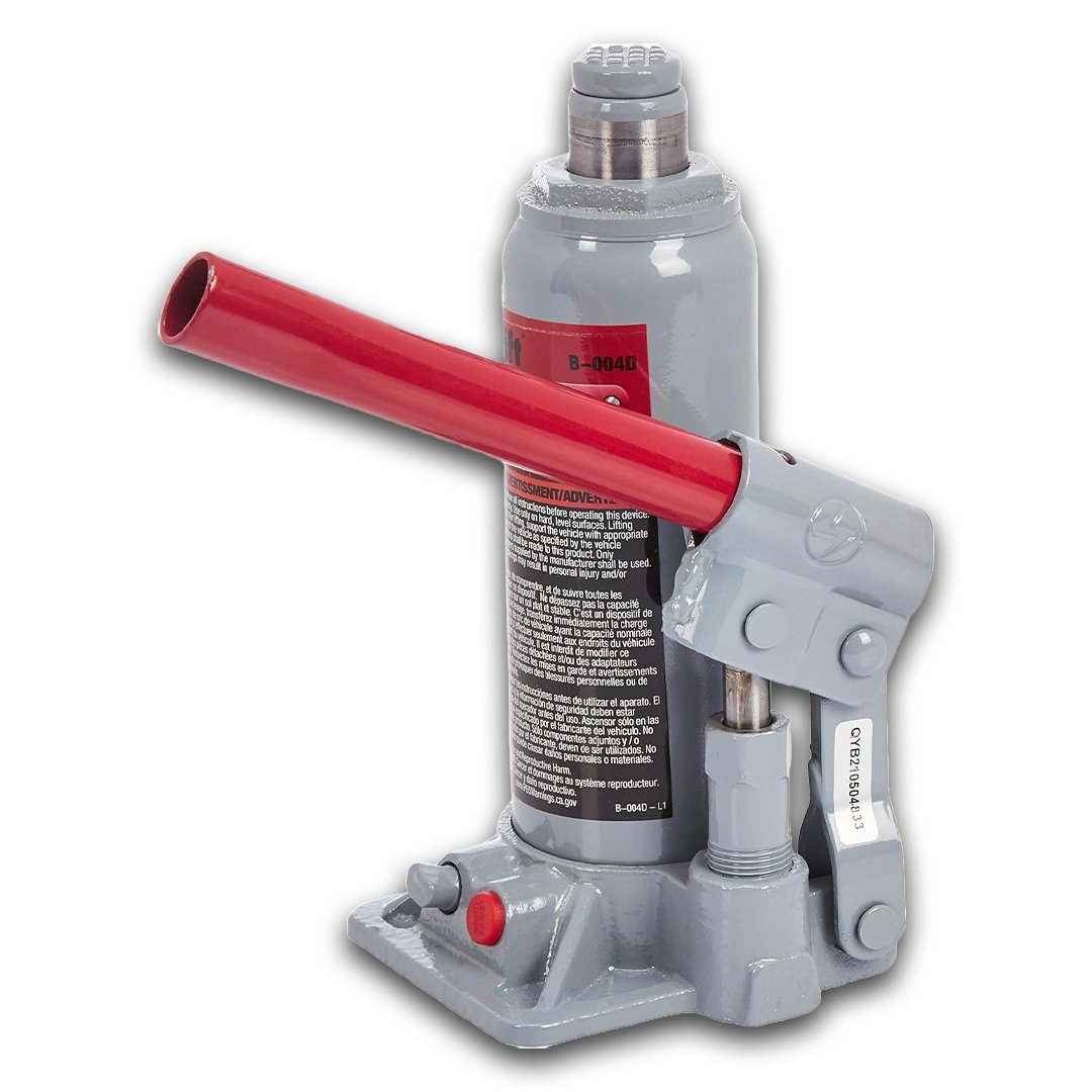 4 - Ton Hydraulic Bottle Jack: - Pro - Lift