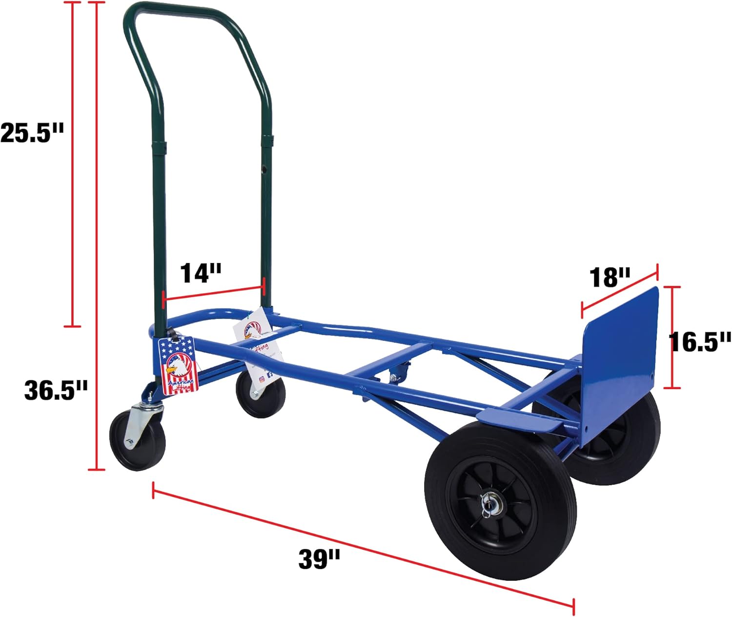 800 lbs Quick Latch Hand Truck - Pro - Lift