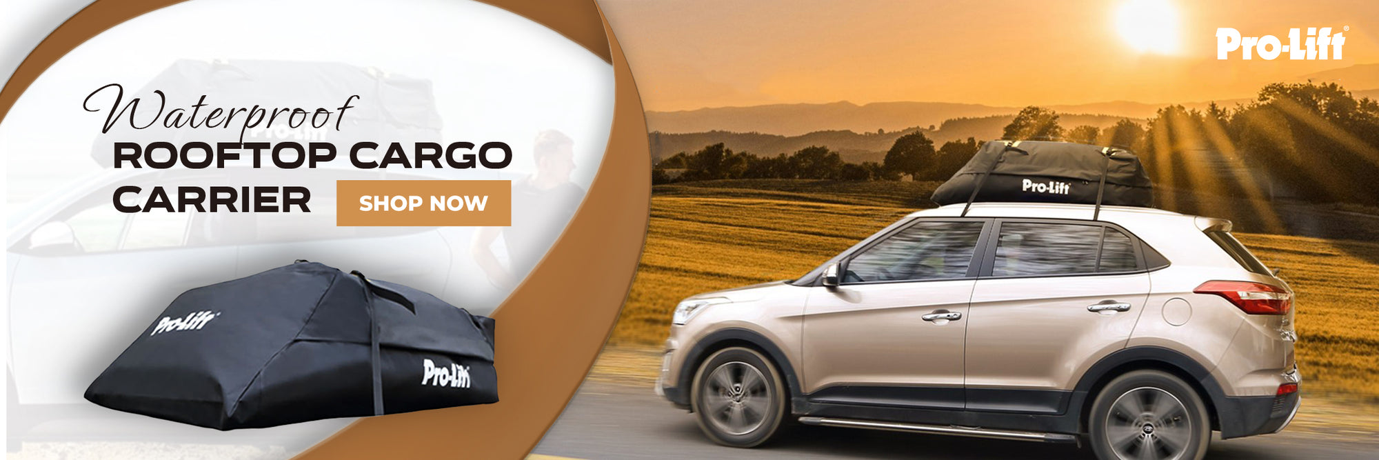 Waterproof rooftop cargo carrier bag