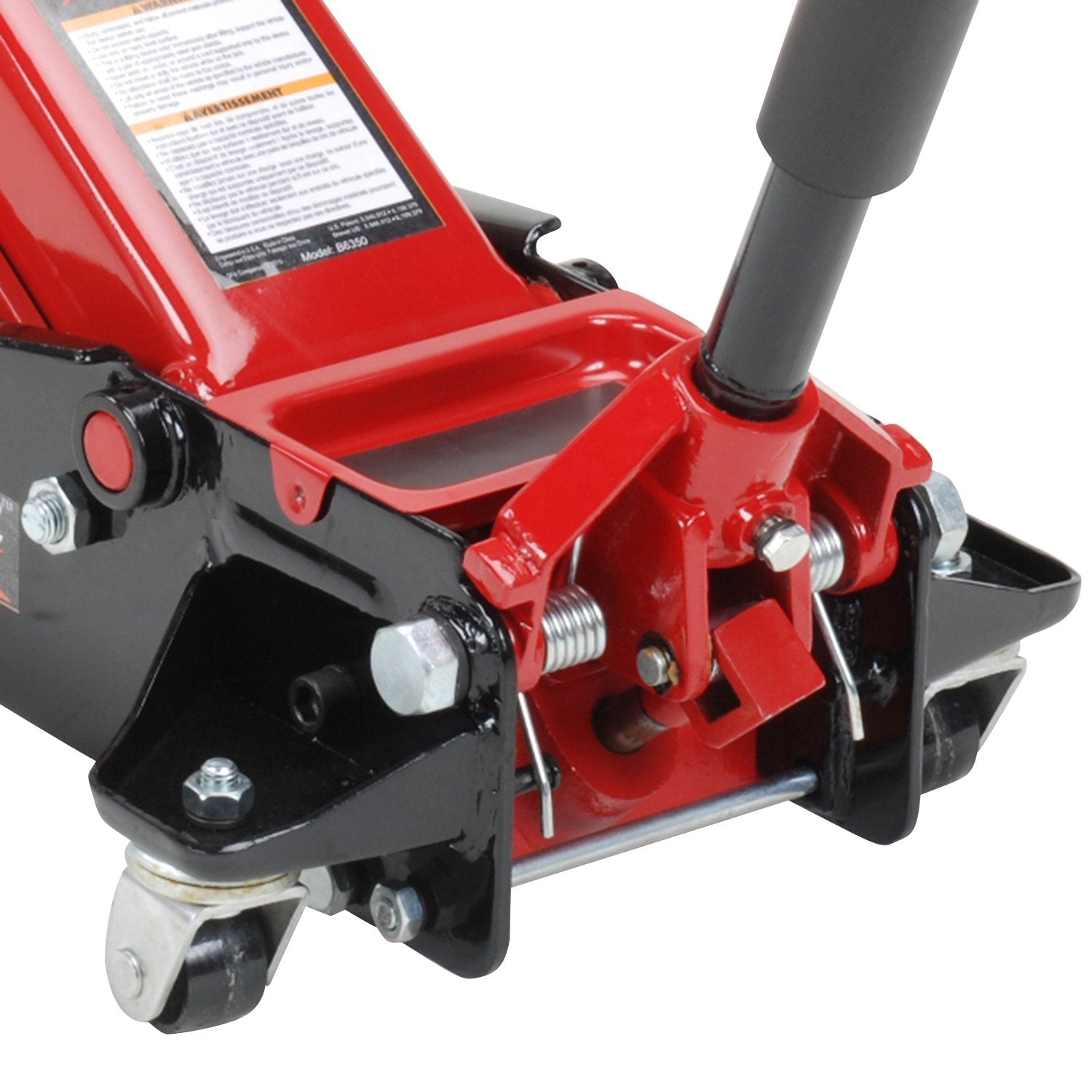 Blackhawk 3.5 Ton Capacity Black/Red Fast Lift Service Jack - Pro - Lift