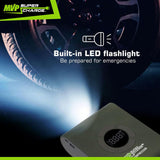 MVPSupercharge Tire Inflator Air Compressor - Rechargeable Li - ion 10000 mAh - Pro - Lift