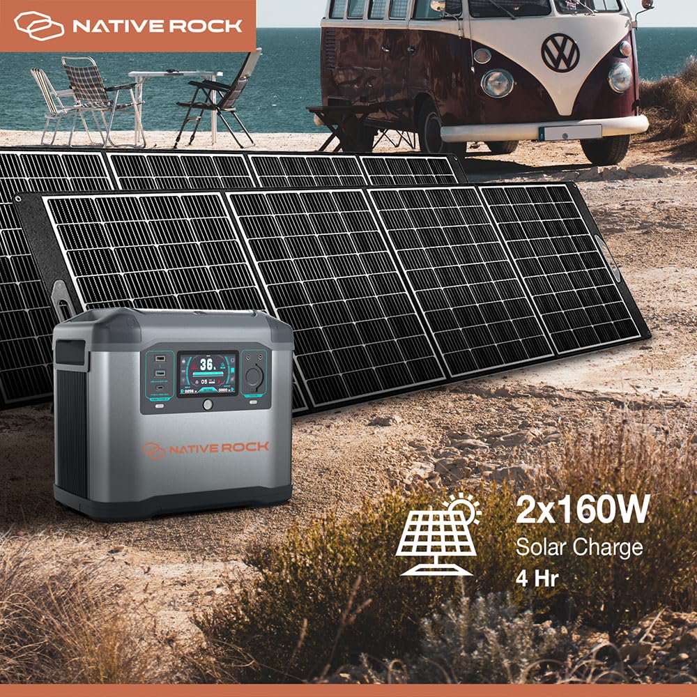 Native Rock 1500W Portable Power Station - Pro - Lift