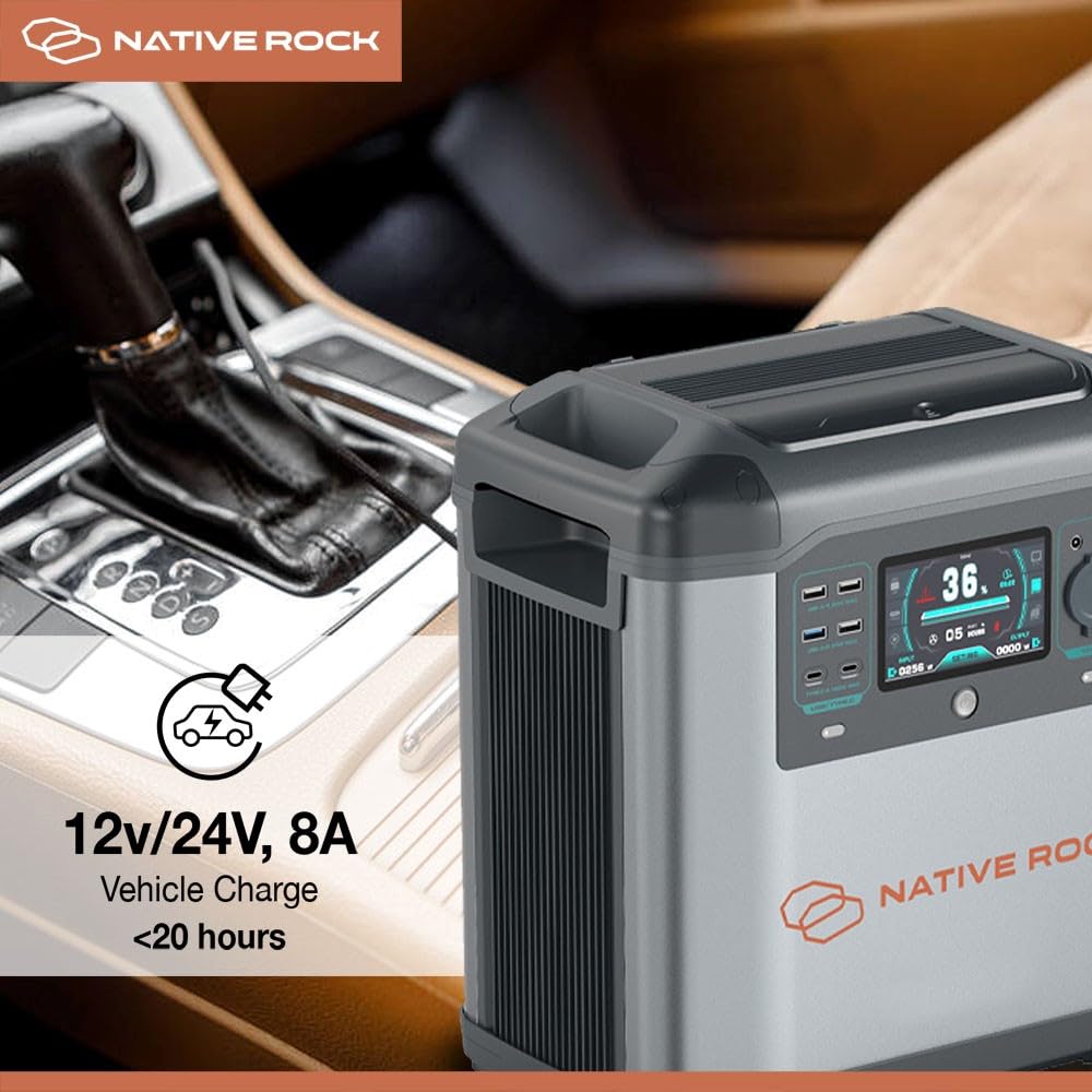 Native Rock 1500W Portable Power Station - Pro - Lift