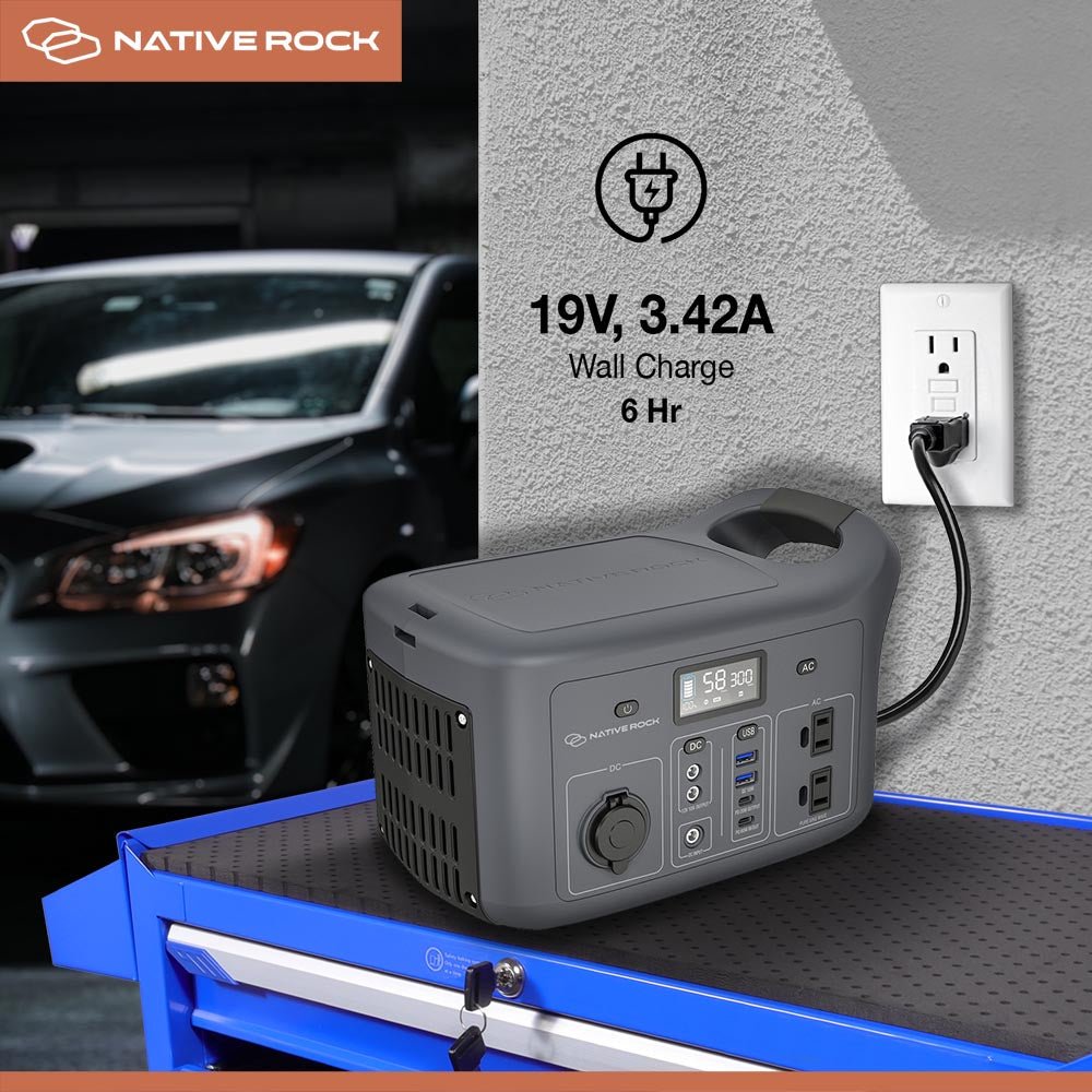 Native Rock 300W Portable Power Station - Pro - Lift