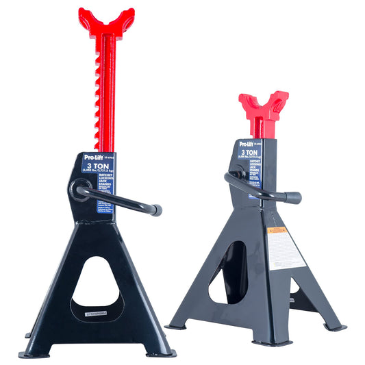 Pro - Lift 3 Ton Jack Stands - Sturdy Steel Construction for Auto, Truck, Farm and Shop Use - Pro - Lift