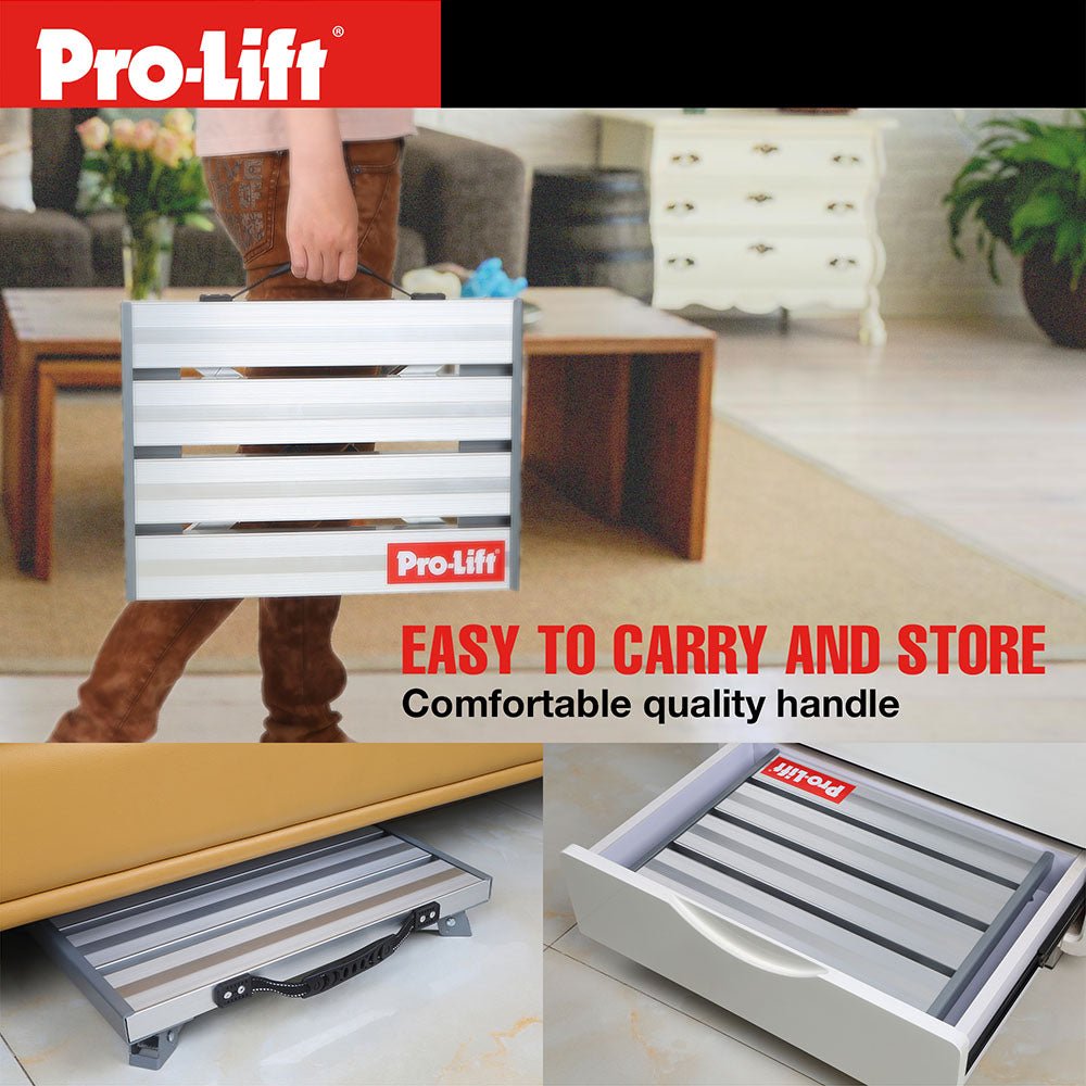 Pro - Lift Adjustable Height Folding Step Stool - Pro - Lift