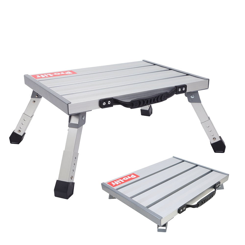 Pro - Lift Adjustable Height Folding Step Stool - Pro - Lift