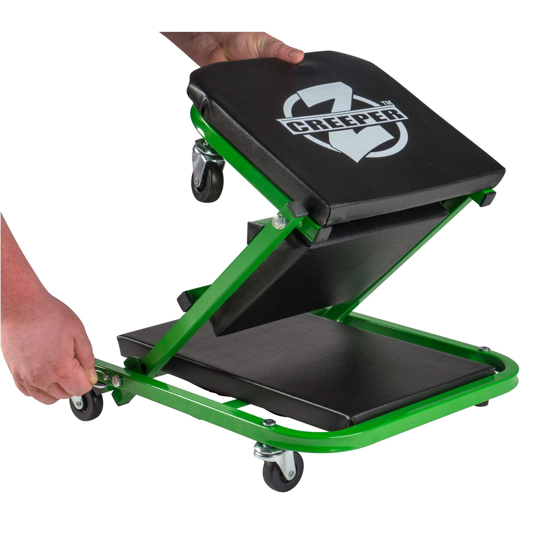 Pro - Lift C - 2036DG Black/Green 300 Lbs Mechanic Creeper - Pro - Lift