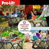 Pro - Lift Collapsible Folding Wagon – Green - Pro - Lift
