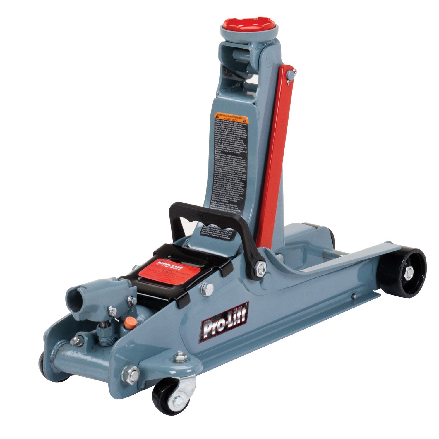 Low-Profile Floor Jack — 2 Ton Capacity, 3-1/2