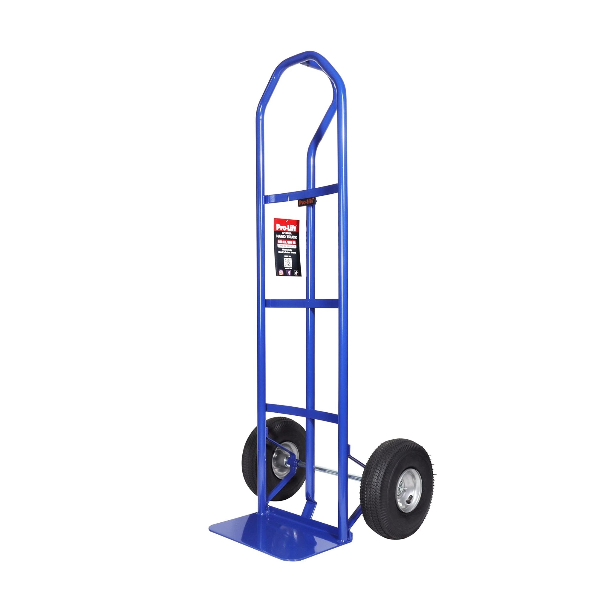 Pro Lift Hand Trucks Heavy Duty – Industrial Dolly Cart with Vertical Loop Handle and 800 Lbs Maximum Loading Capacity - Pro - Lift