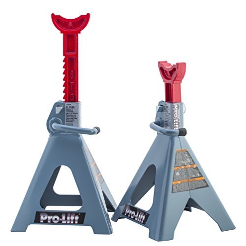 Pro - Lift Heavy Duty 6 Ton Jack Stands Pair with Double Locking Pins - Pro - Lift