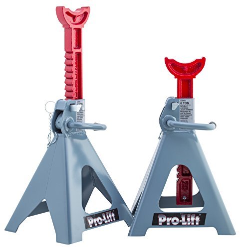 Pro - Lift Heavy Duty 6 Ton Jack Stands Pair with Double Locking Pins - Pro - Lift