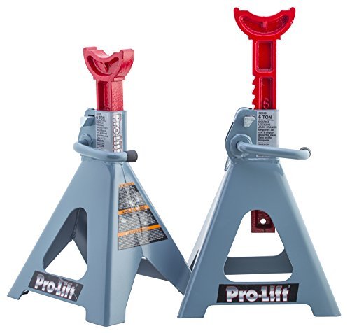 Pro - Lift Heavy Duty 6 Ton Jack Stands Pair with Double Locking Pins - Pro - Lift