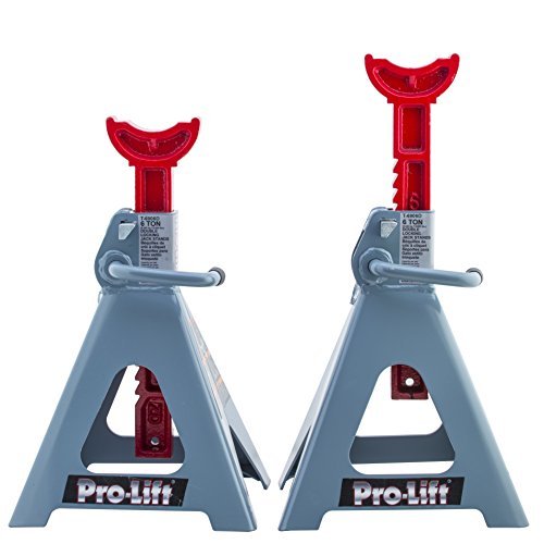 Pro - Lift Heavy Duty 6 Ton Jack Stands Pair with Double Locking Pins - Pro - Lift