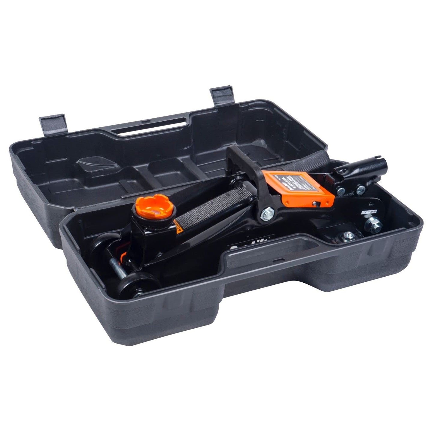 Pro - Lift Hydraulic 1.5 Ton Trolley Jack Car Lift with Blow Molded Storage Case - 3000 LBS Capacity Orange - Pro - Lift