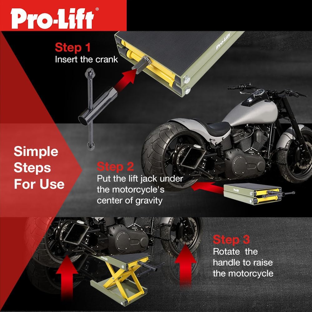 Pro - Lift Motorcycle Scissor Jack Lift - Pro - Lift