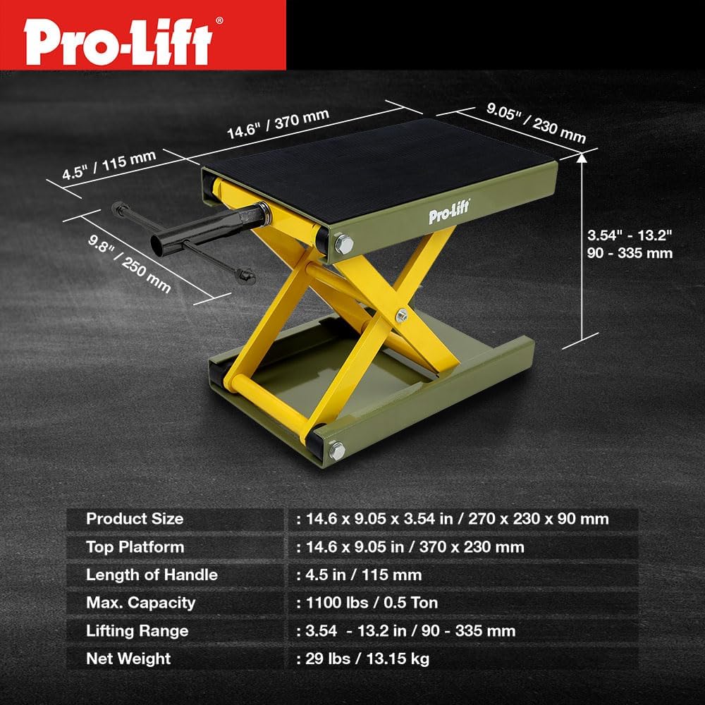 Pro - Lift Motorcycle Scissor Jack Lift - Pro - Lift