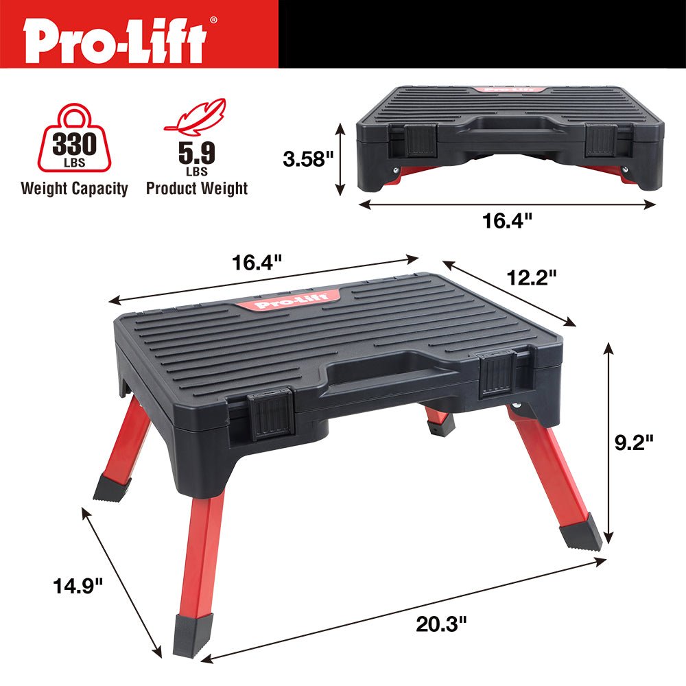 Pro - Lift Portable Storage Step Stool - Pro - Lift