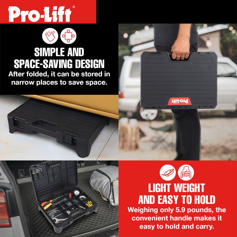 Pro - Lift Portable Storage Step Stool - Pro - Lift