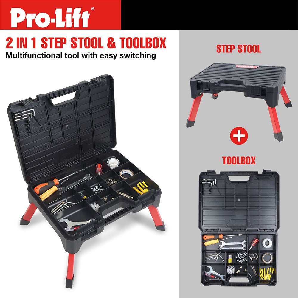 Pro - Lift Portable Storage Step Stool - Pro - Lift