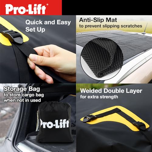 Pro - Lift Rooftop Cargo Carrier Waterproof – 21 Cubic Feet - Pro - Lift