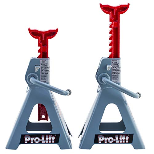 Pro - LifT T - 6902D Double Pin Jack Stand - 2 Ton, 1 Pack , Gray - Pro - Lift