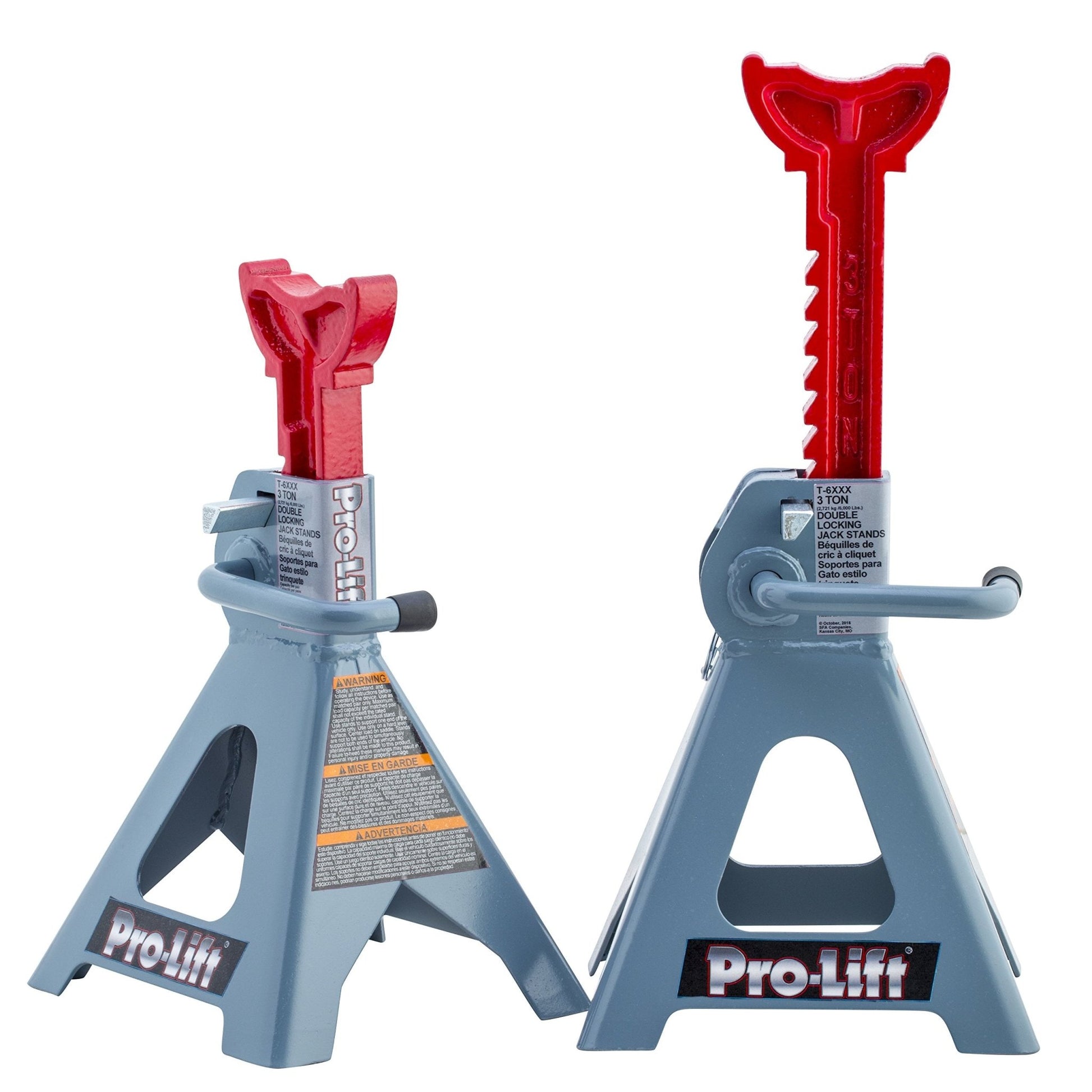 Pro - LifT T - 6903D Double Pin Jack Stands - 3 Ton - Pro - Lift