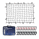 Pro - Lift Truck Bed Net – 3' x 4' Cargo Netting Stretches to 6' x 8' Square mesh Grid 4” x 4” - Pro - Lift