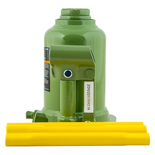 Pro - Lift Welded Bottle Jack 12 Ton - Low Profile (24,000 Lbs) Capacity Hydraulic Lifting with Side Pump Two - Piece Handle - Pro - Lift