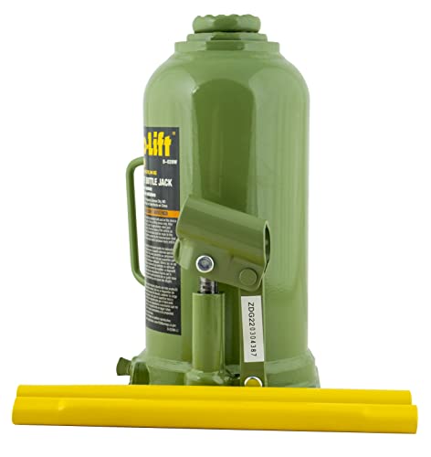 Pro - Lift Welded Bottle Jack 20 Ton - (40,000 Lbs) Capacity Hydraulic Lifting with Side Pump Two - Piece Handle - Pro - Lift