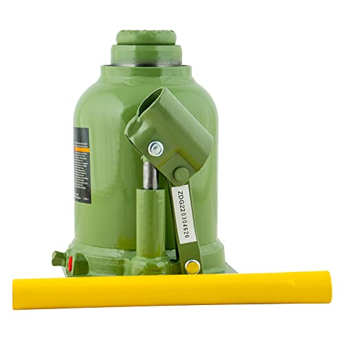 Pro - Lift Welded Bottle Jack 20 Ton - Low Profile (40,000 Lbs) Capacity Hydraulic Lifting with Side Pump Two - Piece Handle - Pro - Lift