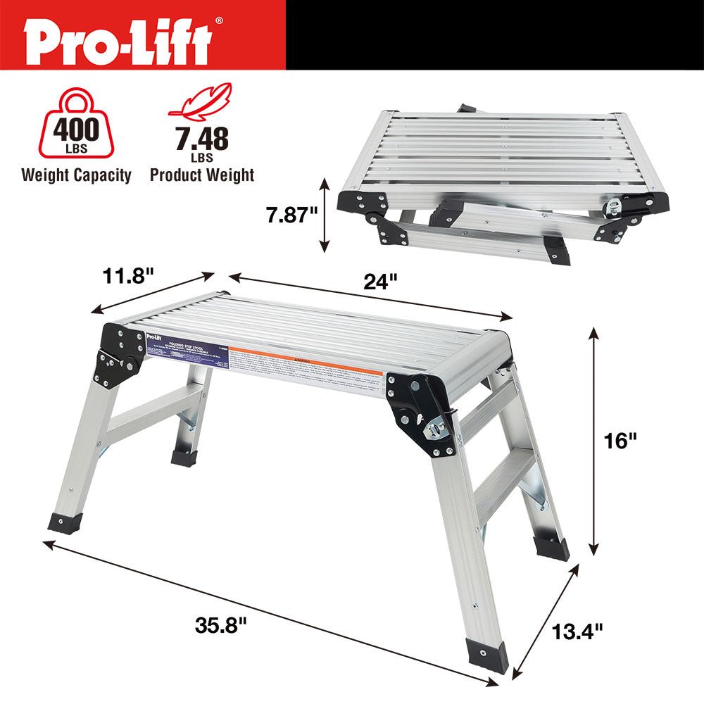 Pro - Lift Work Platform Aluminum Step - Pro - Lift