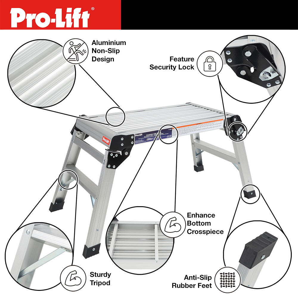 Pro - Lift Work Platform Aluminum Step - Pro - Lift