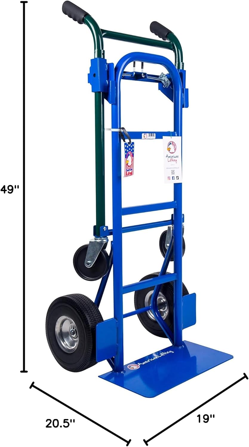 Quick Change 4 - in - 1 Convertible Hand Truck & Cart - Pro - Lift