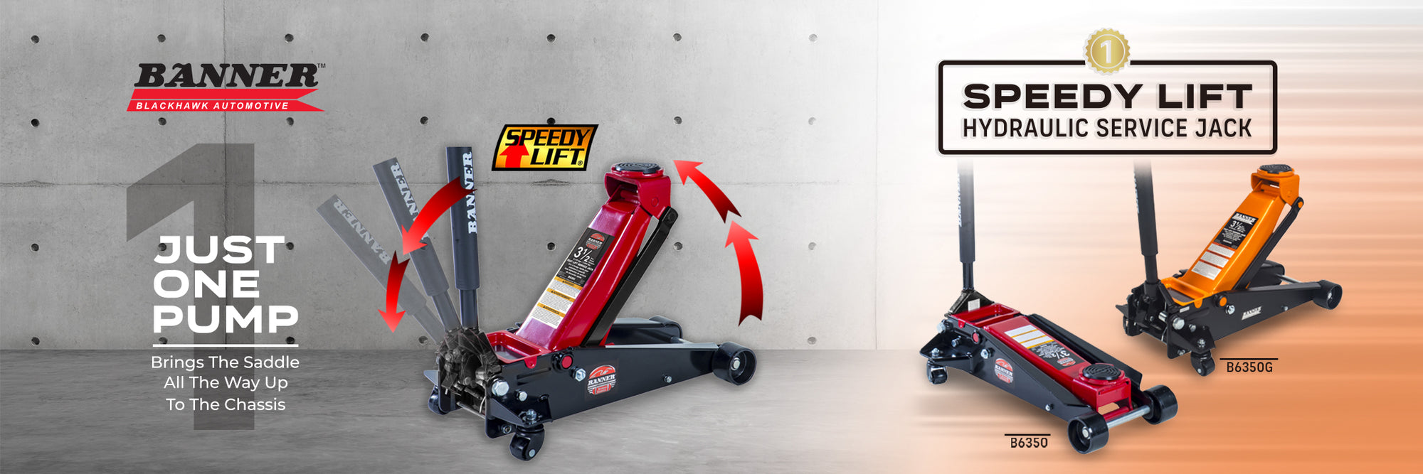 Speedy lift hydraulic car jack