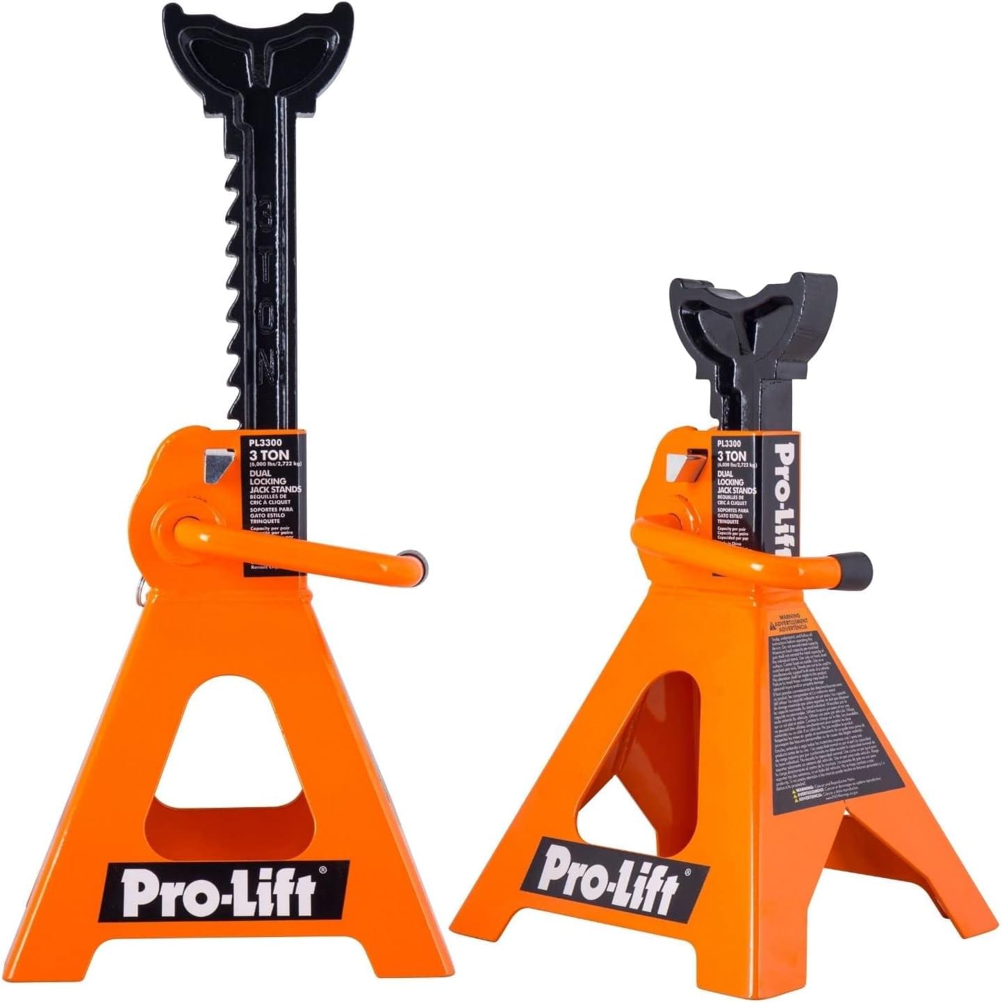 Pro-Grade 6-Ton Double Locking Jack Stands – Pro-Lift