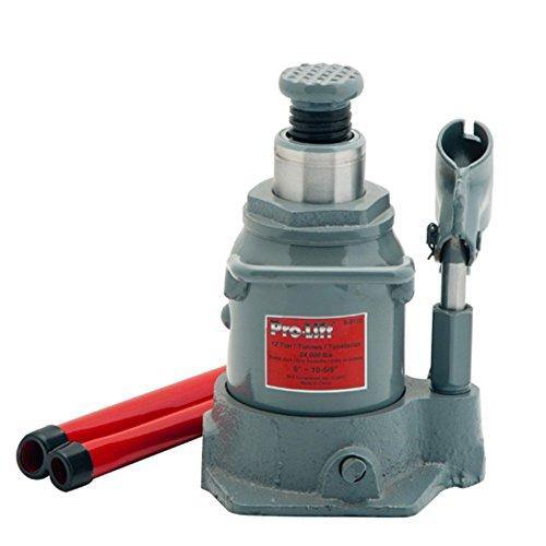 Grey Hydraulic Bottle Jack - 12 Ton Capacity - Pro-Lift