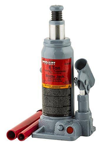 Grey Hydraulic Bottle Jack - 6 Ton Capacity - Pro-Lift