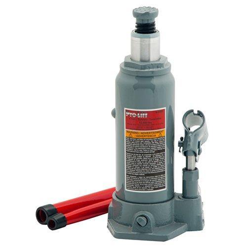 Grey Hydraulic Bottle Jack - 6 Ton Capacity - Pro-Lift