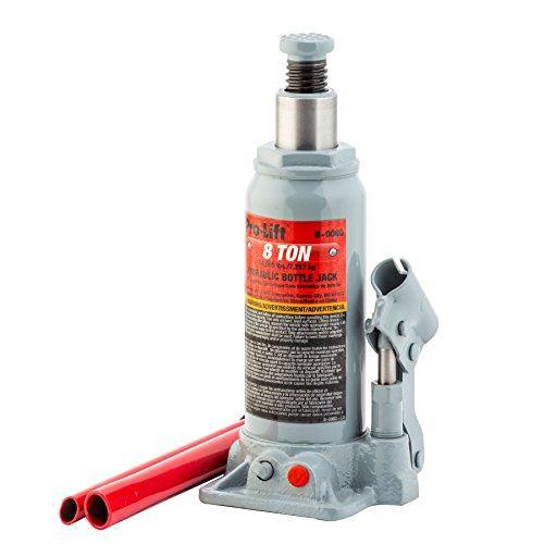 Grey Hydraulic Bottle Jack - 8 Ton Capacity - Pro-Lift