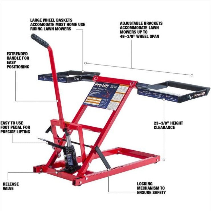 Lawn Mower Lift 550 LBS ProLift