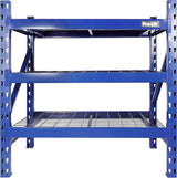 Pro-LifT 3-Tier Heavy Duty Metal Shelving - 3000 lbs Capacity for Garage/Basement Organization - Pro-Lift