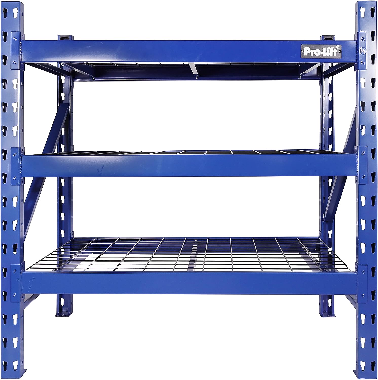 Pro-LifT 3-Tier Heavy Duty Metal Shelving - 3000 lbs Capacity for Garage/Basement Organization - Pro-Lift